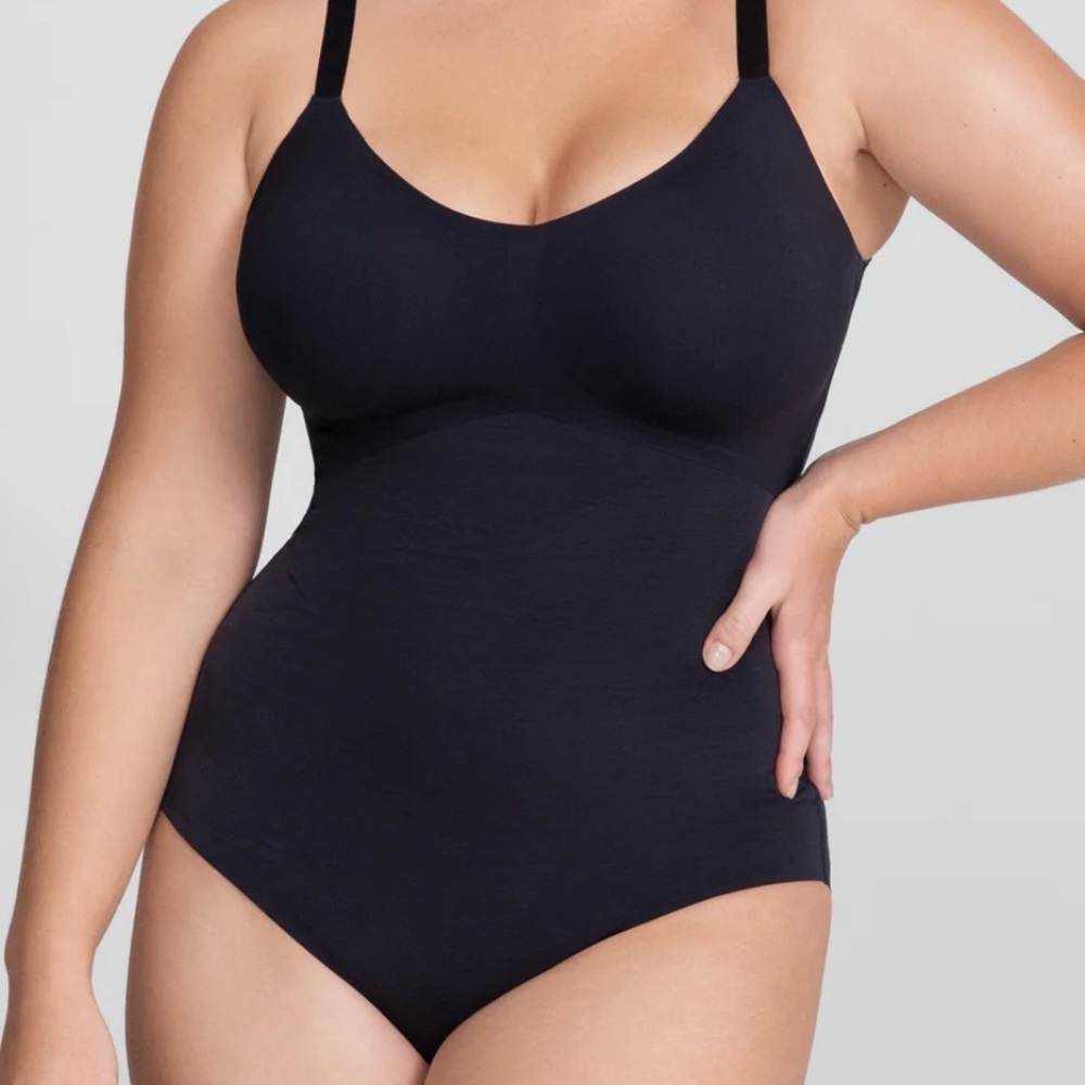 Honeylove NWT Liftwear Cami Bodysuit Black 1X